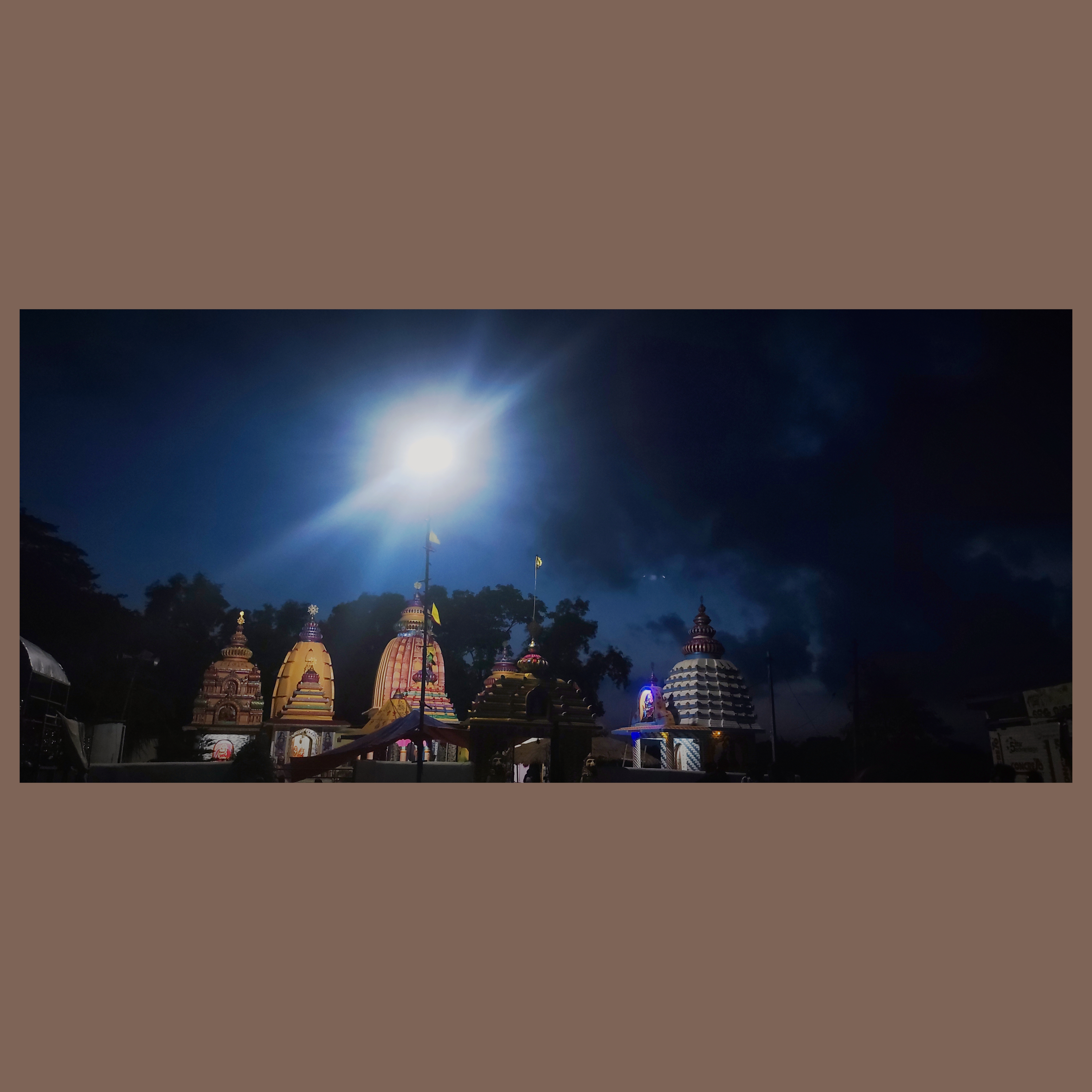 mandir night